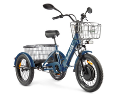 GREEN CITY e-ALFA Trike (синий)
